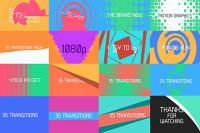 پروژه افتر افکت آماده 35 Cool Motion Graphics Transitions
