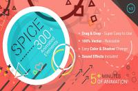 پروژه افتر افکت آماده videohive-10906735-spice-300-animated-elements